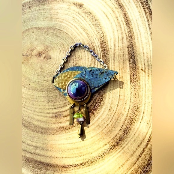 Vintage Mystic Eye Brooch.